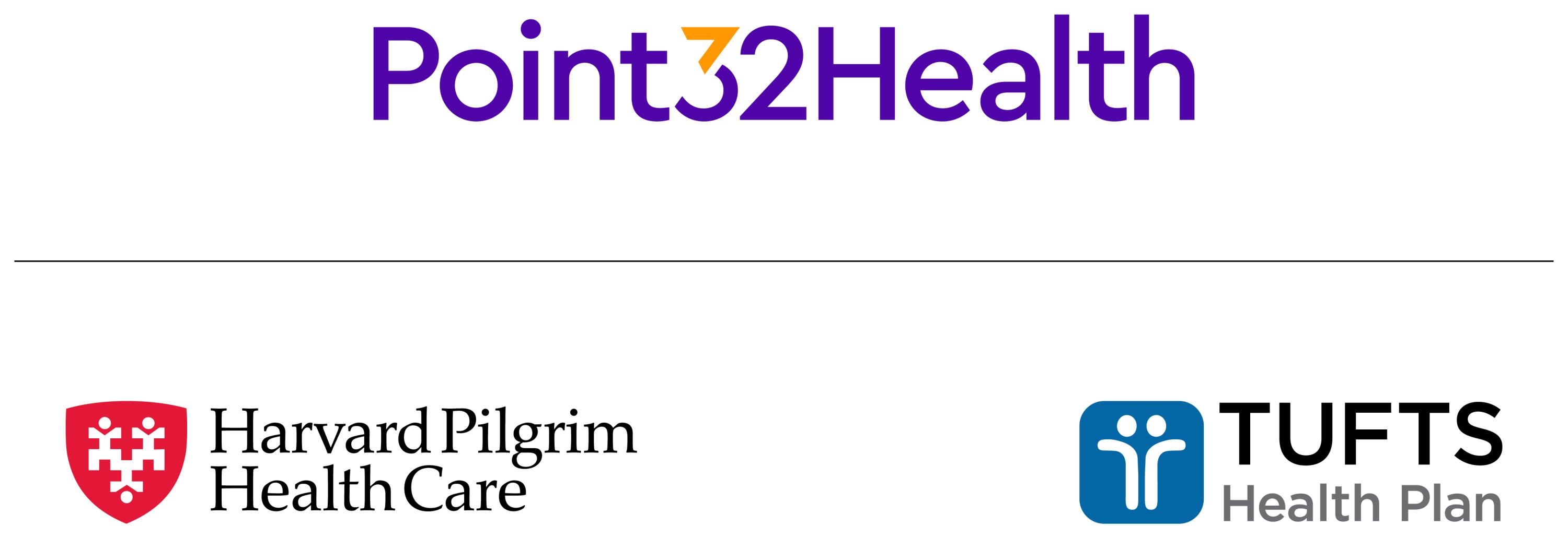 Point 32 Health Harvard and Tufts logos